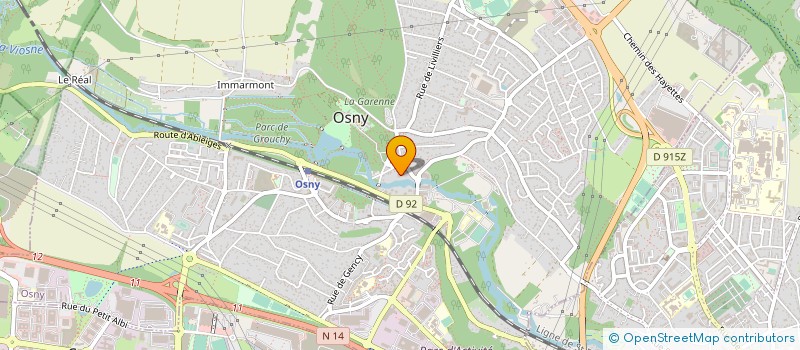 localisation de l'entreprise CV à OSNY
