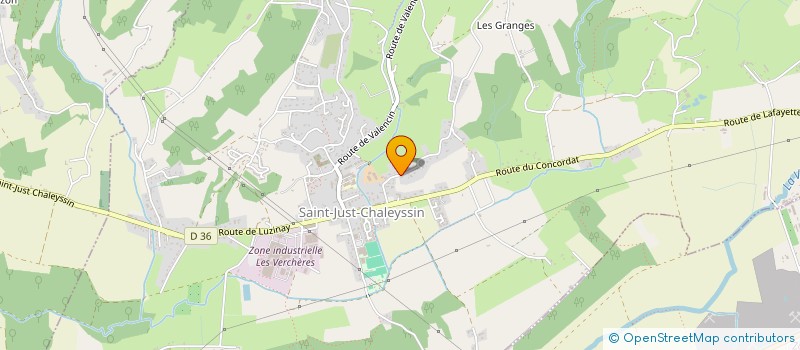 localisation de l'entreprise CV  SAINT-JUST-CHALEYSSIN