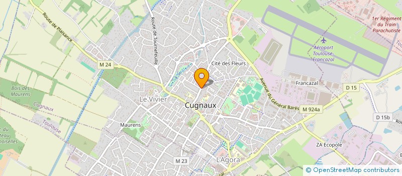 localisation de l'entreprise CV AIR  FROUZINS