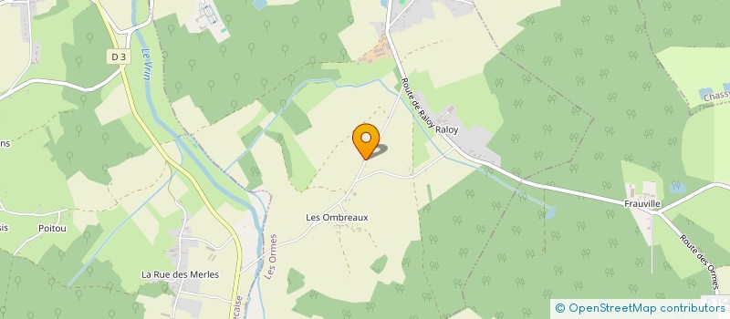 localisation de l'entreprise CV AMO à LES ORMES