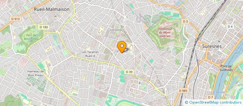 localisation de l'entreprise CV ARSENAL à RUEIL-MALMAISON