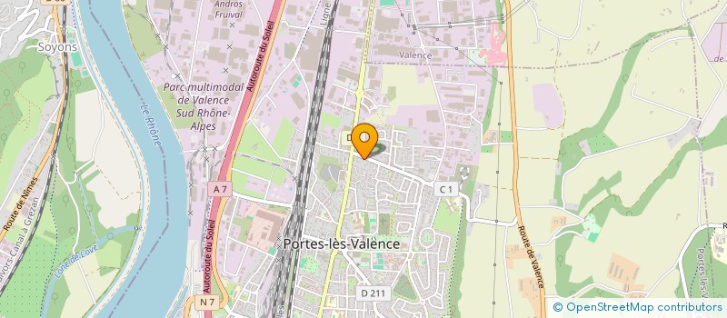 localisation de l'entreprise CV AUDITION  BEZIERS