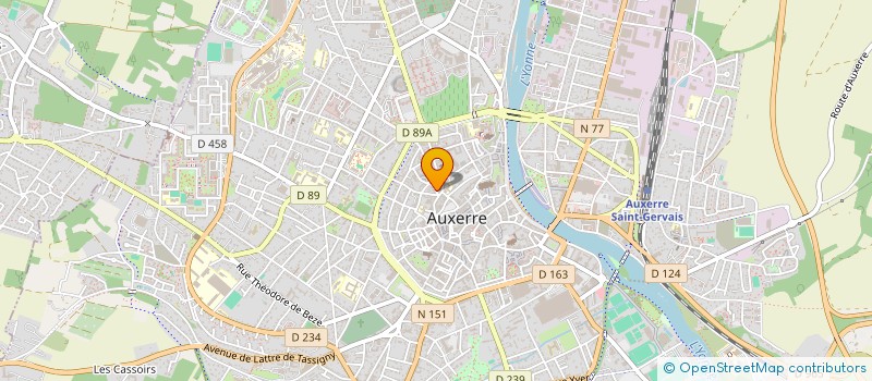 localisation de l'entreprise CV AVENIR à AUXERRE
