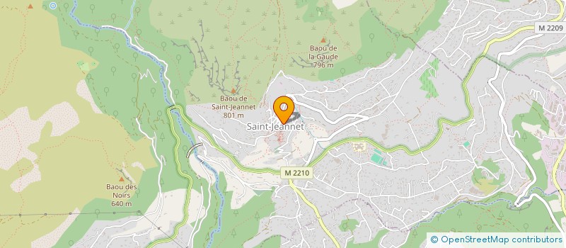 localisation de l'entreprise CV CARROS  SAINT-JEANNET