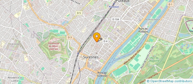 localisation de l'entreprise CV CASH à SURESNES