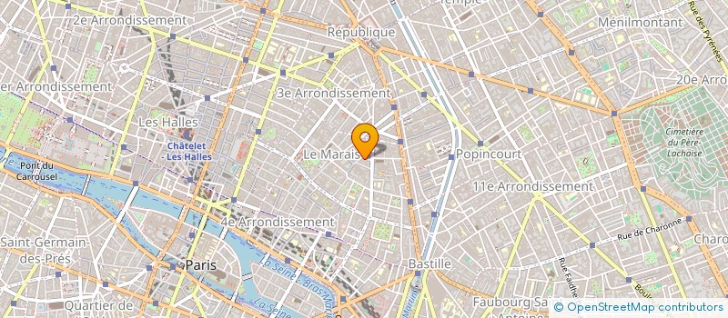 localisation de l'entreprise CV CONSEIL  PARIS