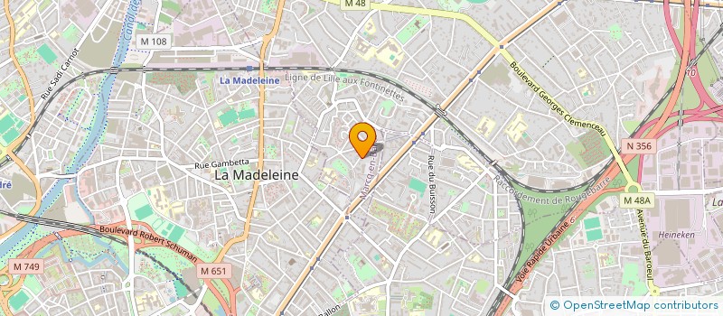 localisation de l'entreprise CV CONSEIL à MARCQ-EN-BARŒUL