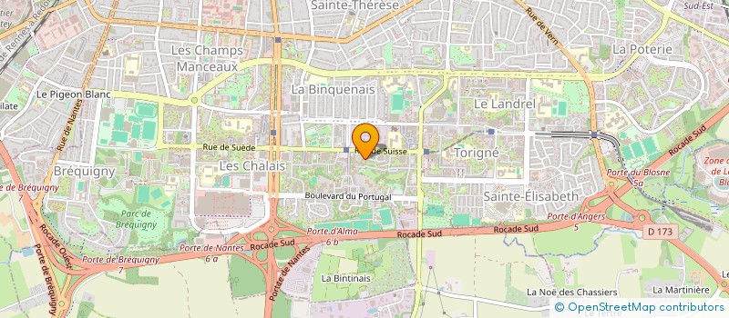 localisation de l'entreprise CV CONSEILS  RENNES
