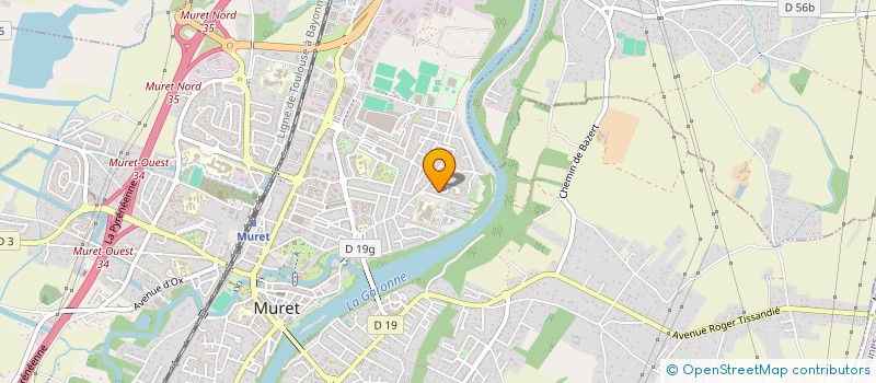 localisation de l'entreprise CV CONSTRUCTIONS à MURET