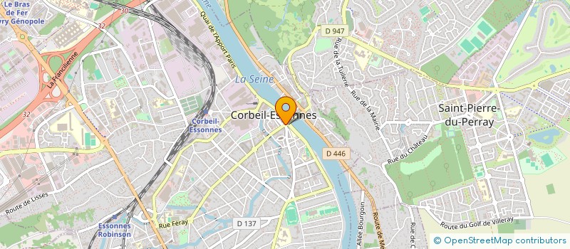 localisation de l'entreprise CV CORBEIL ESSONNES  CORBEIL-ESSONNES