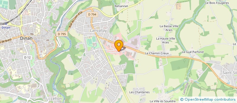 localisation de l'entreprise CV DE LANVALLAY à LANVALLAY