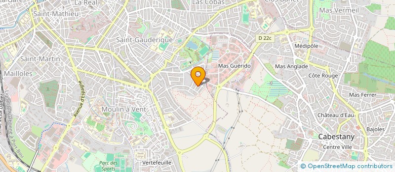 localisation de l'entreprise CV DIGITAL PRO  PERPIGNAN