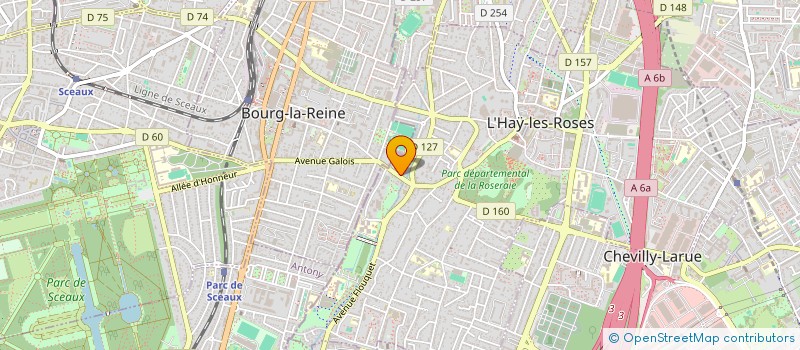 localisation de l'entreprise CV'ED  L'HAY-LES-ROSES