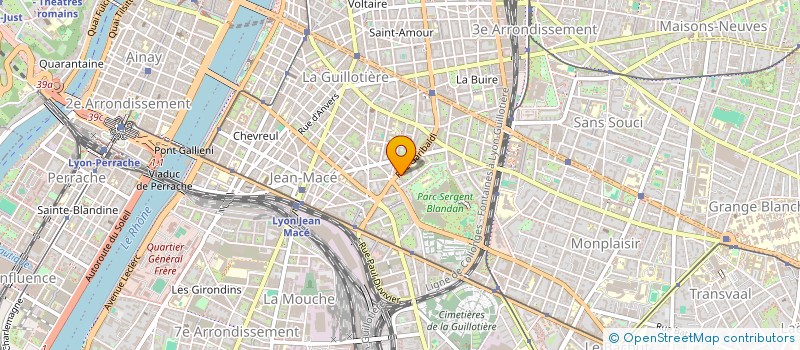 localisation de l'entreprise CV ET CARMAC  LYON