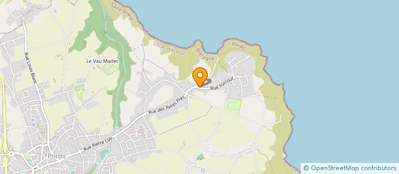 localisation de l'entreprise CV FINANCE ET DEVELOPPEMENT  PORDIC