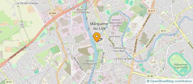 localisation de l'entreprise CV GLOBAL INVESTMENTS  MARQUETTE-LEZ-LILLE