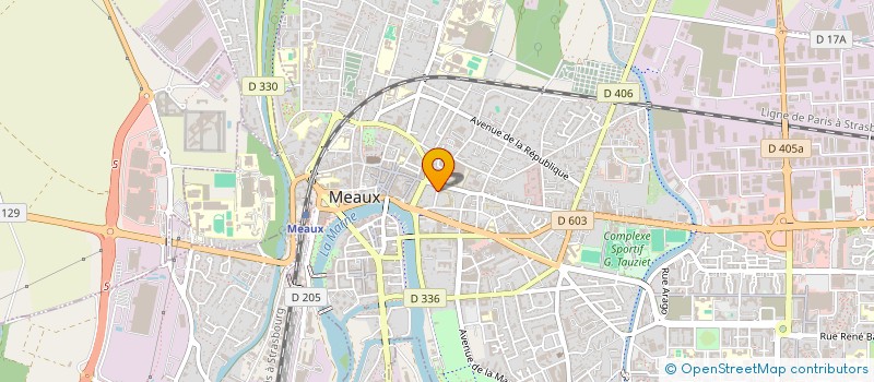 localisation de l'entreprise CV HOLDING à MEAUX