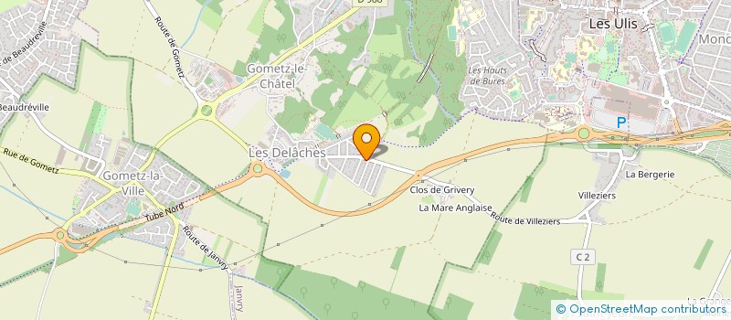 localisation de l'entreprise CV IMMO  SERVON