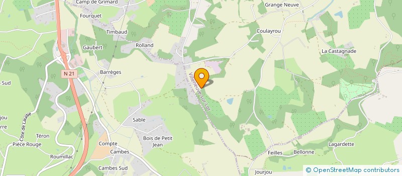 localisation de l'entreprise CV IMMOB  VILLENEUVE SUR LOT