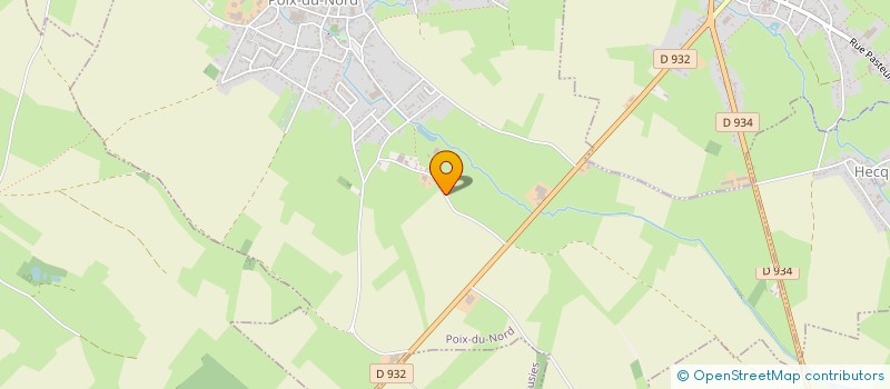 localisation de l'entreprise CV IMMOBILIER  POIX-DU-NORD