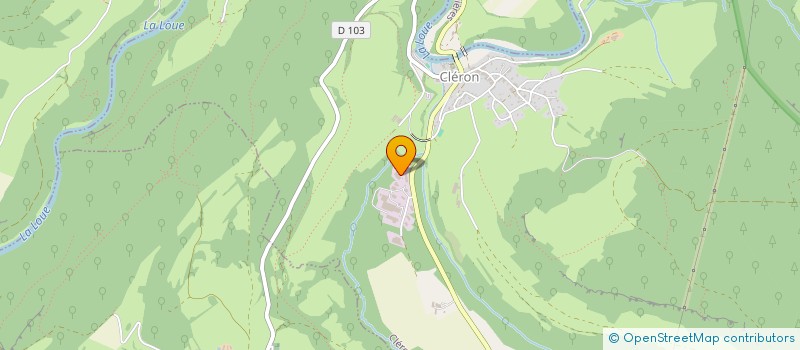 localisation de l'entreprise CV IMMOBILIER  CLERON
