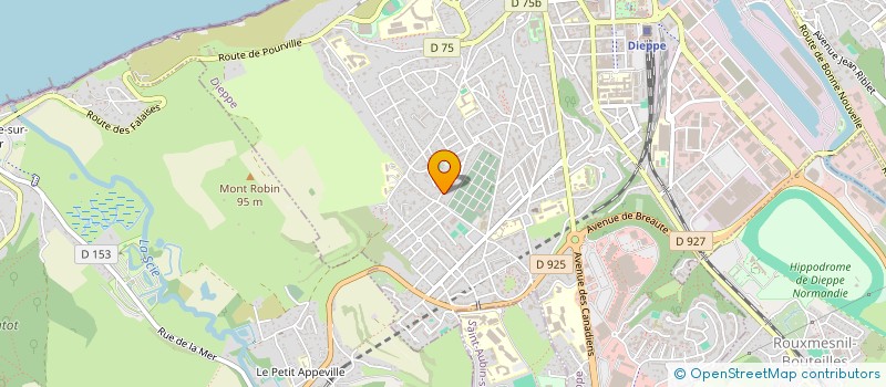 localisation de l'entreprise CV IMMOBILIER à DIEPPE