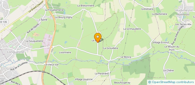 localisation de l'entreprise CV IMMOBILIERE à LONGUEVILLE