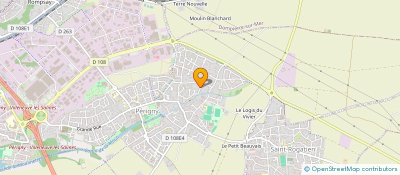 localisation de l'entreprise CV INVEST  PERIGNY