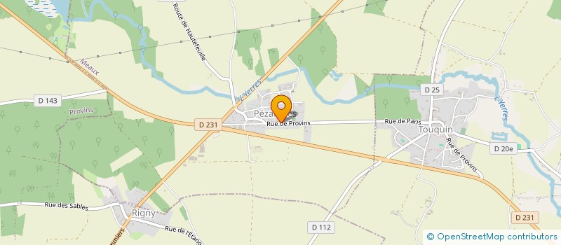 localisation de l'entreprise CV INVEST  PEZARCHES