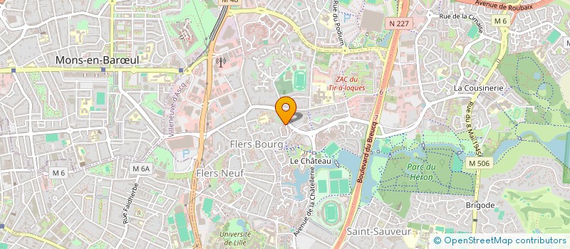 localisation de l'entreprise CV IT CONSULTING à VILLENEUVE-D'ASCQ