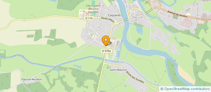 localisation de l'entreprise CV LEJOUR à DECIZE