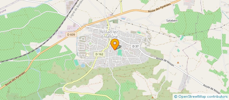 localisation de l'entreprise CV LEZ ENSERUNE  NISSAN-LEZ-ENSERUNE