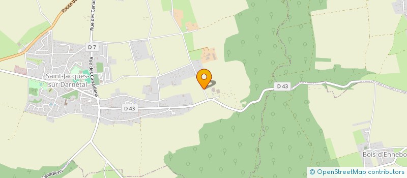 localisation de l'entreprise CV MANAE  SAINT-JACQUES-SUR-DARNETAL