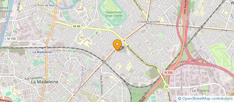 localisation de l'entreprise CV MAUROY à MARCQ EN BAROEUL