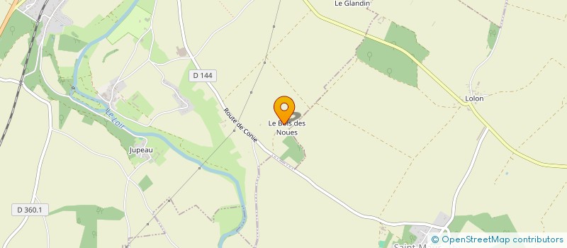 localisation de l'entreprise CV MENUISERIES à BONNEVAL