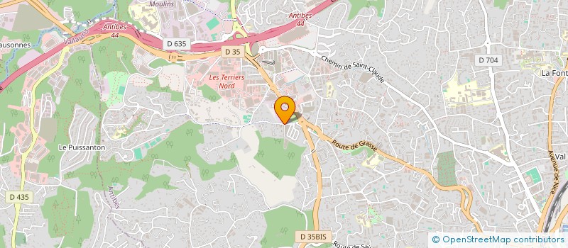 localisation de l'entreprise CV PARTICIPATION HOLDING  ANTIBES