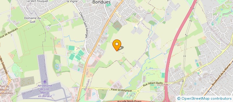 localisation de l'entreprise CV PARTNERS  BONDUES