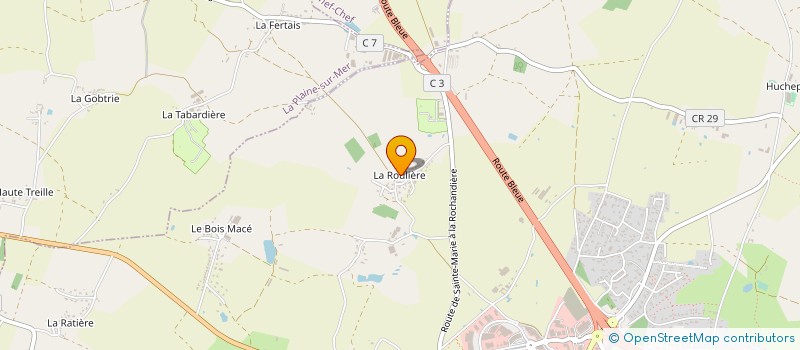 localisation de l'entreprise CV PATRIMOINE à PORNIC