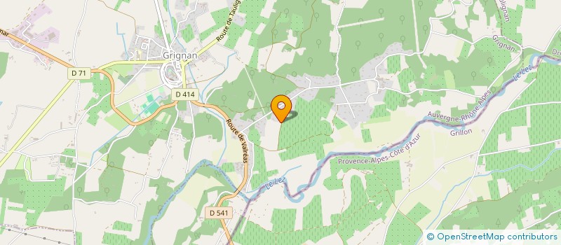 localisation de l'entreprise CV PIPA II  GRIGNAN