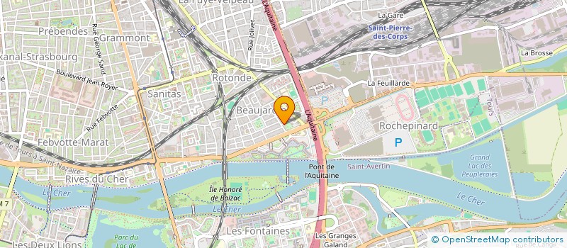 localisation de l'entreprise CV PRO  TOURS