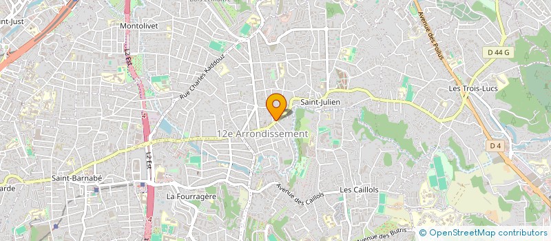 localisation de l'entreprise CV PROJECT  MARSEILLE