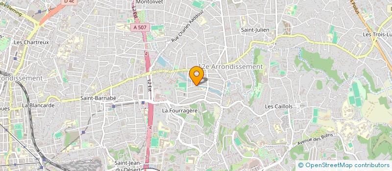 localisation de l'entreprise CV RECRUTE à MARSEILLE 12