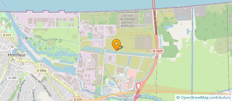 localisation de l'entreprise CV SUITIN à HONFLEUR