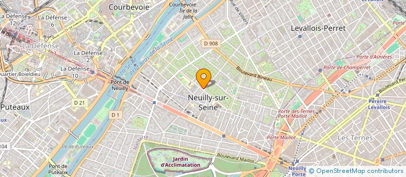 localisation de l'entreprise CV.VIDEO à NEUILLY-SUR-SEINE