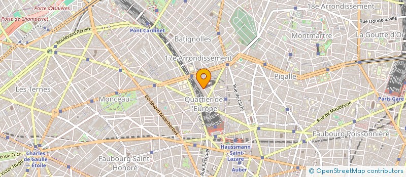 localisation de l'entreprise CV VOYAGES  PARIS