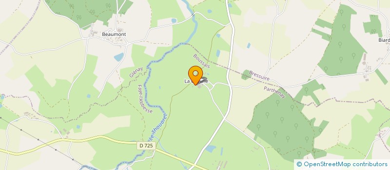 localisation de l'entreprise CV2A CAPITAL  BOUSSAIS