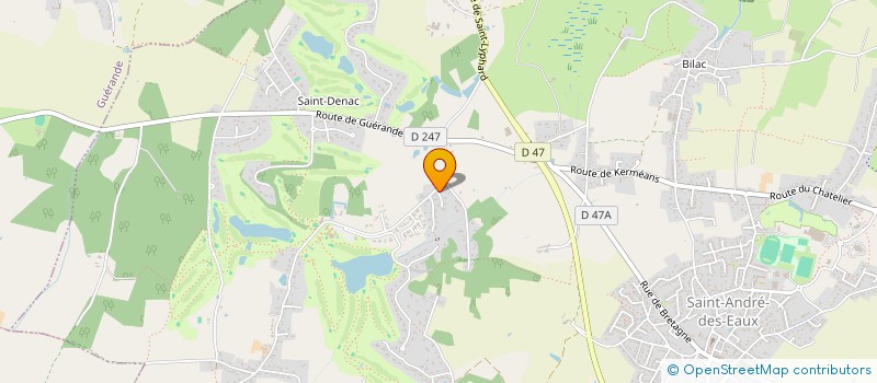 localisation de l'entreprise CV2P  SAINT-ANDRE-DES-EAUX