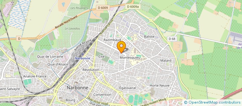 localisation de l'entreprise CV2S à NARBONNE