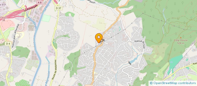 localisation de l'entreprise CV2S à FREJUS