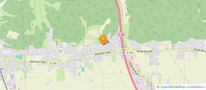 localisation de l'entreprise CV2S  COLOMBE